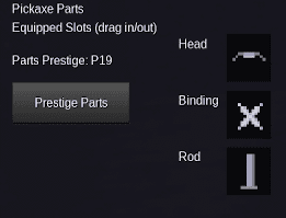 Pickaxe Parts